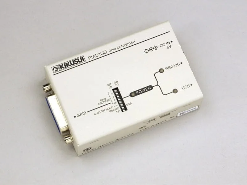 Converts RS232C or USB interface to IEEE488.2 GPIB
