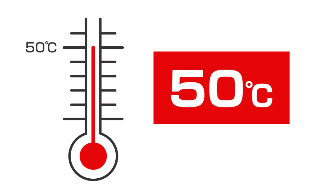 50 ̊C