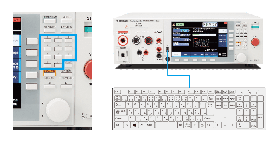 User-Friendly, 10-Key Configuration
