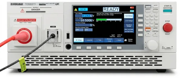 Standby State — READY indicates that the test can be started