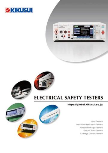 Electrical Safety Testers